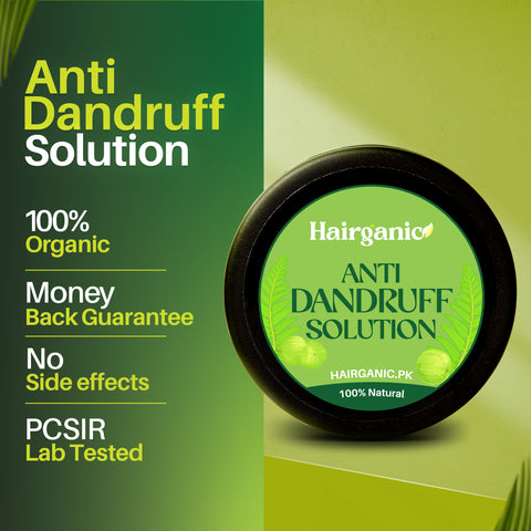 Hairganic Anti-Dandruff Solution Pakistan — Eliminates Dandruff in 3 Days, PCSIR Lab Tested