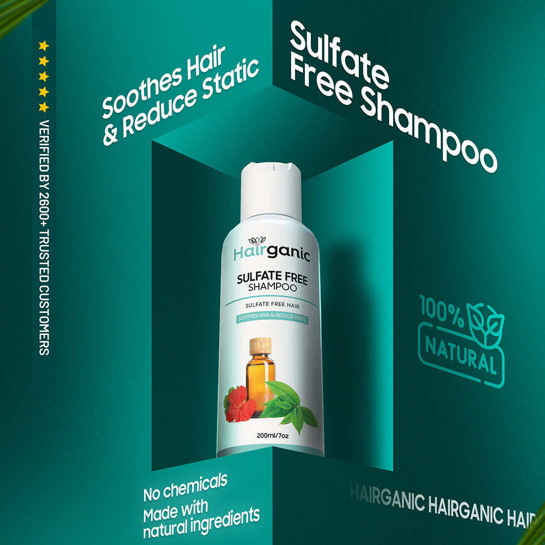 Sulfate Free Shampoo – Soothes Hair & Reduces Frizz Naturally