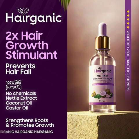 2X Hair Growth Stimulant – Strengthens Roots & Prevents Hair Fall