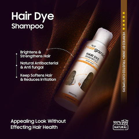 Hair Dye Shampoo – Natural Color & Shine Without Damage