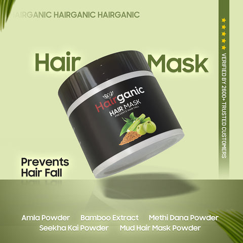 Hairganic Herbal Hair Mask – Prevents Hair Fall & Strengthens Roots