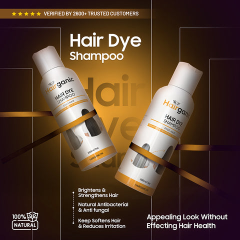 Hair Dye Shampoo – Natural Color & Shine Without Damage