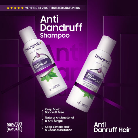 Hairganic Anti-Dandruff Shampoo Pakistan — Removes Flakes, Calms Itchy Scalp, PCSIR Lab Tested