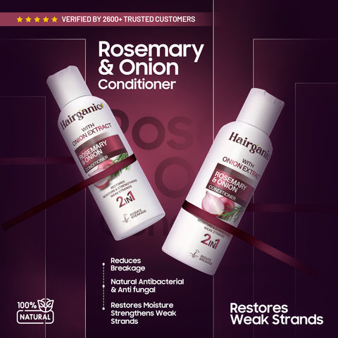 Hairganic sulphate free conditioner Pakistan — rosemary, onion extract, PCSIR lab tested formula