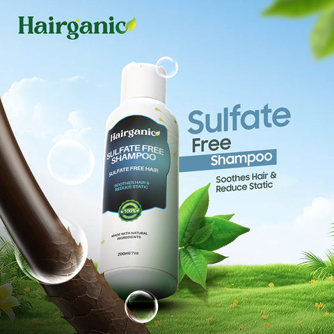 Hairganic sulfate free shampoo Pakistan — PCSIR certified, chemical free, suitable for daily use