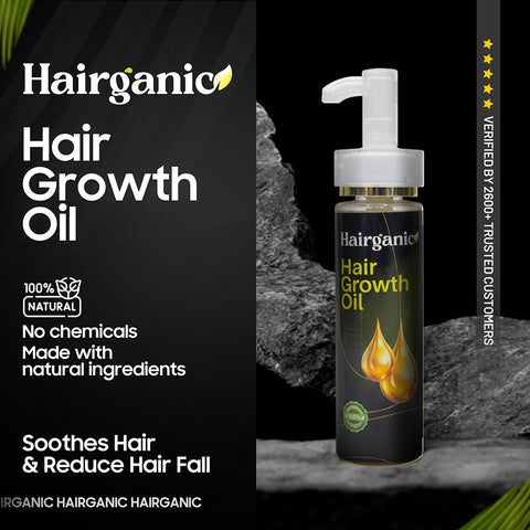Hairganic Herbal Hair Growth Oil Pakistan — Stops Hair Fall, Nourishes Scalp, PCSIR Lab Tested