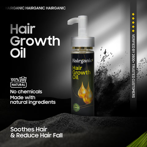 Best hair growth oil in Pakistan — Hairganic herbal organic formula, PCSIR certified
