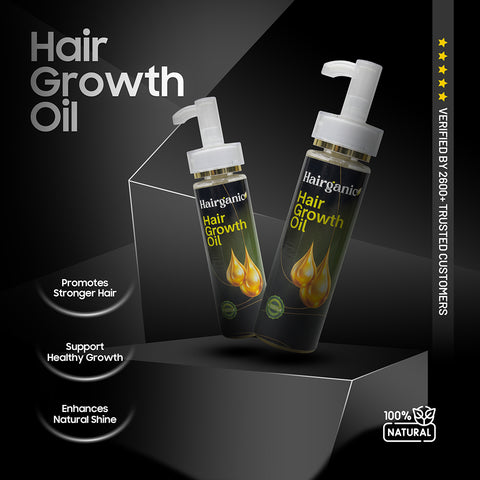 Hairganic Herbal Hair Growth Oil Pakistan — Stops Hair Fall, Nourishes Scalp, PCSIR Lab Tested