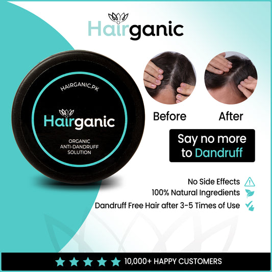 Hairganic Organic Anti Dandruff Solution