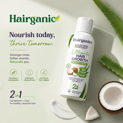 Rice water and shea butter conditioner by Hairganic — deep nourishment hair growth formula Pakistan