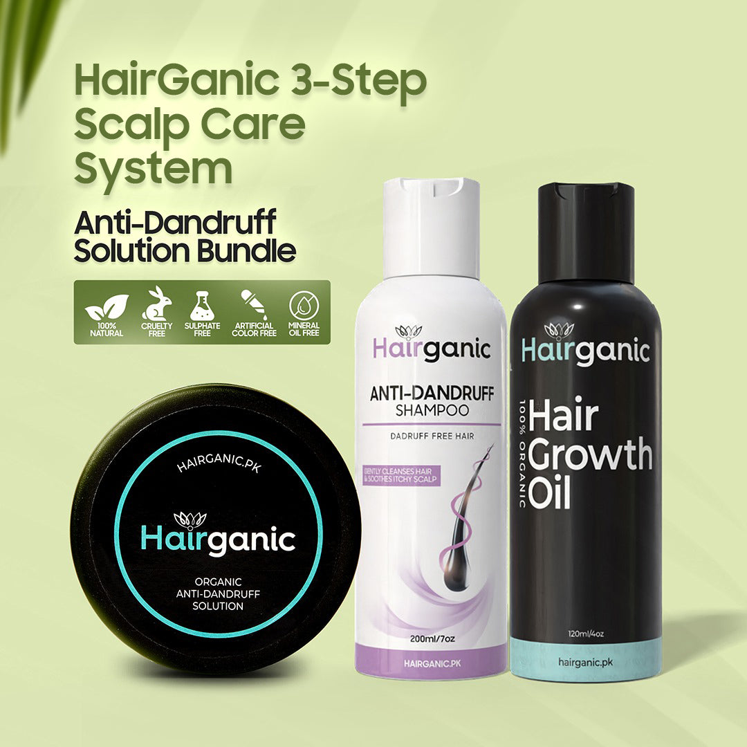 HairGanic 3-Step Scalp Care System + Free Delivery
