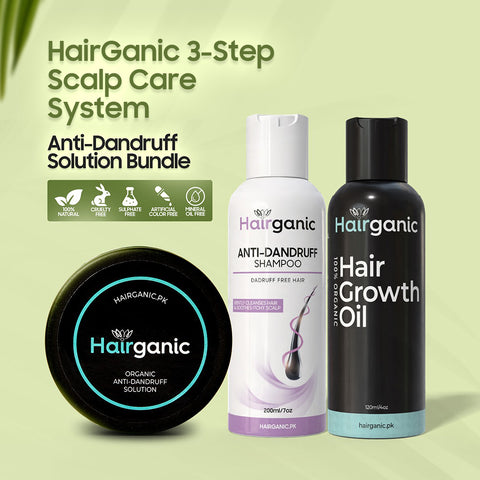 HairGanic 3-Step Scalp Care System + Free Delivery