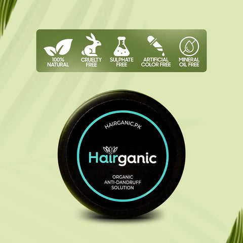 Hairganic Organic Anti Dandruff Solution - 🎁Get Free Hair Oil + Free Delivery - Hairganic